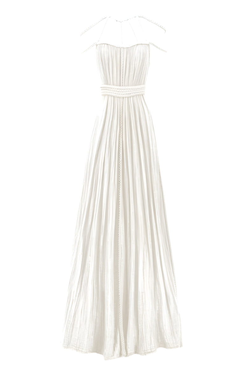 SEVERYNA DRESS IN NUDE
