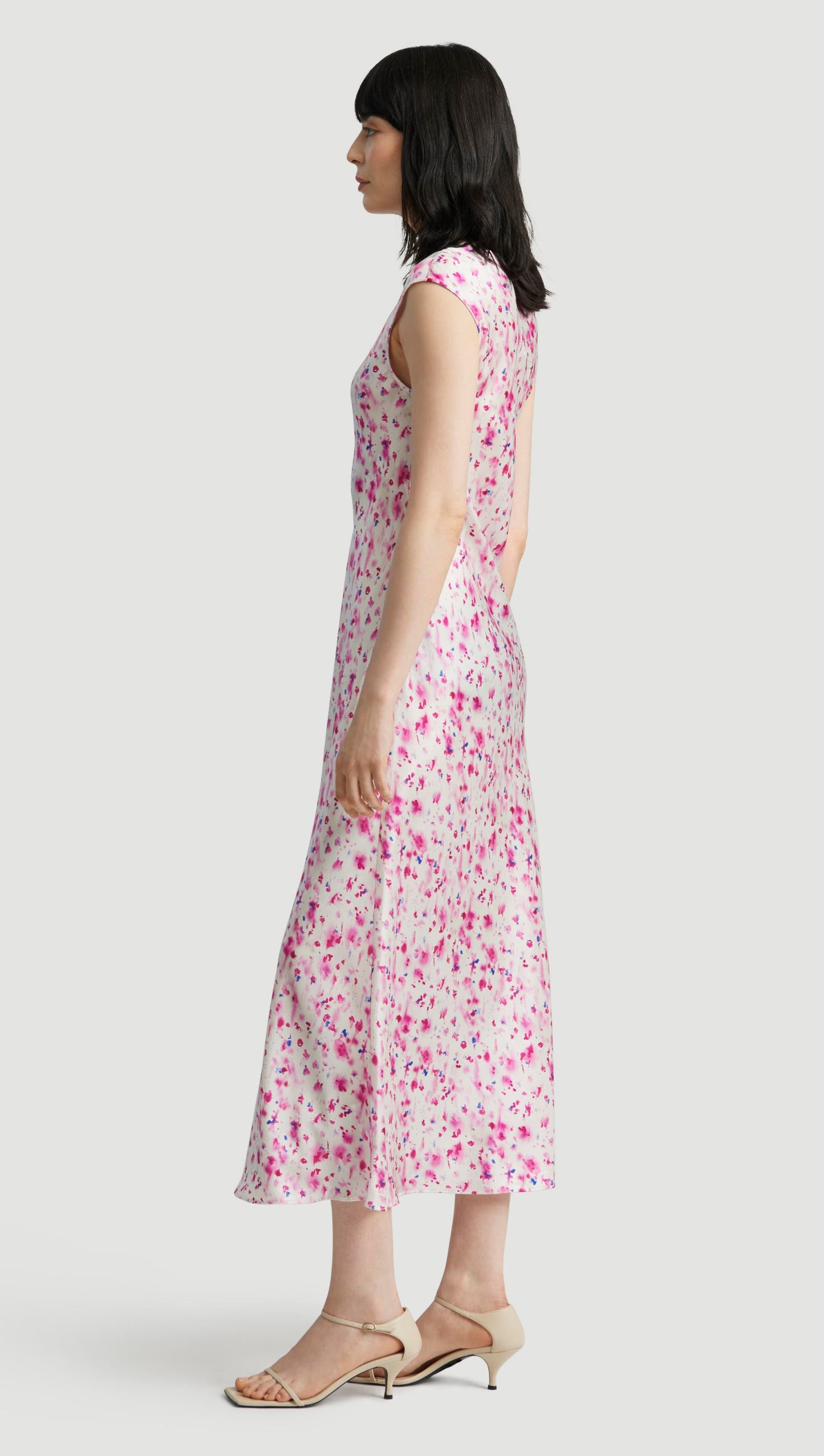 Bias Dress in Silk Charmeuse | Flora