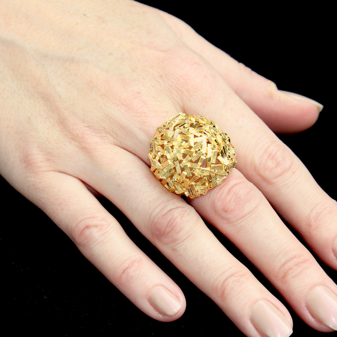 Tay Abstract Stick Ring