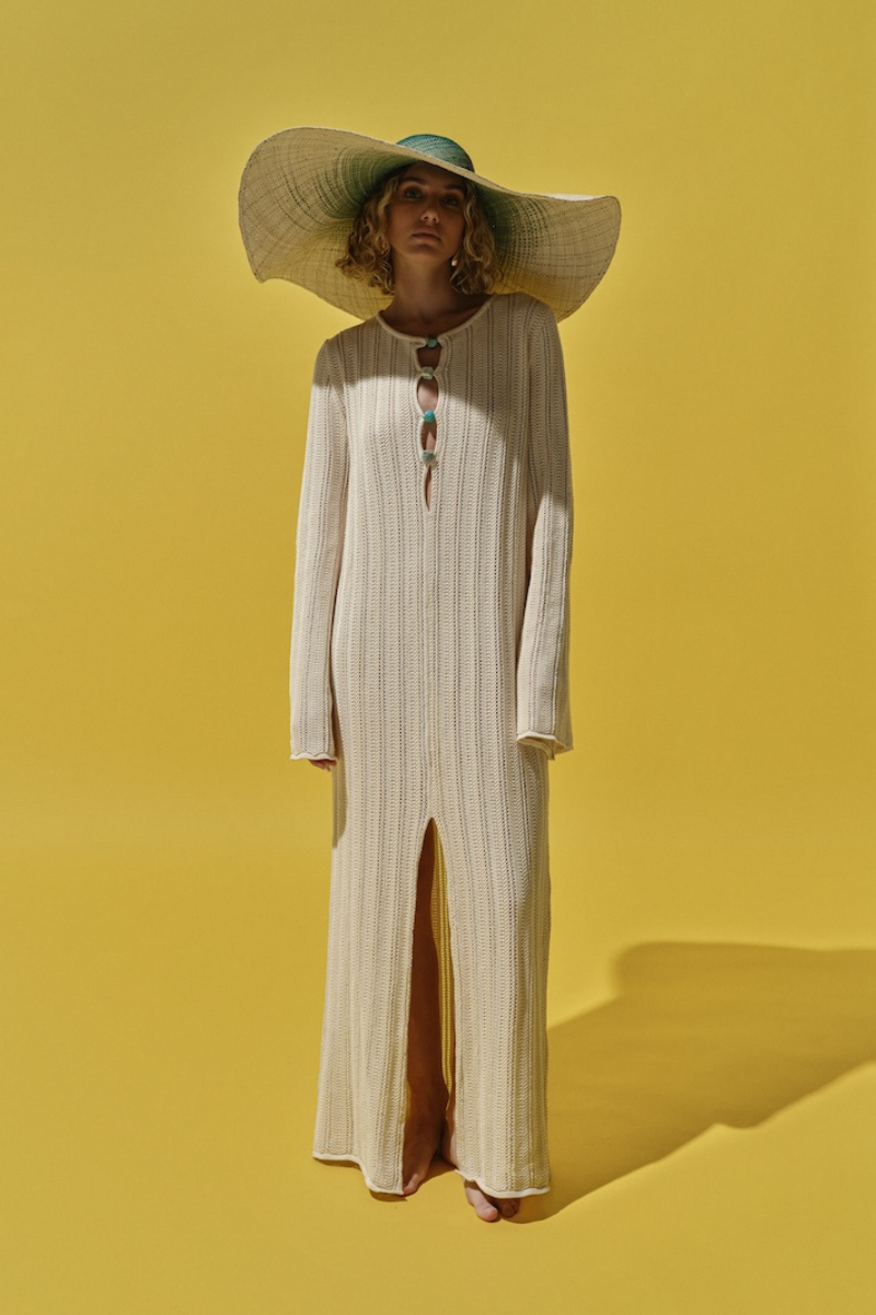 MAMU DRESS IN IVORY