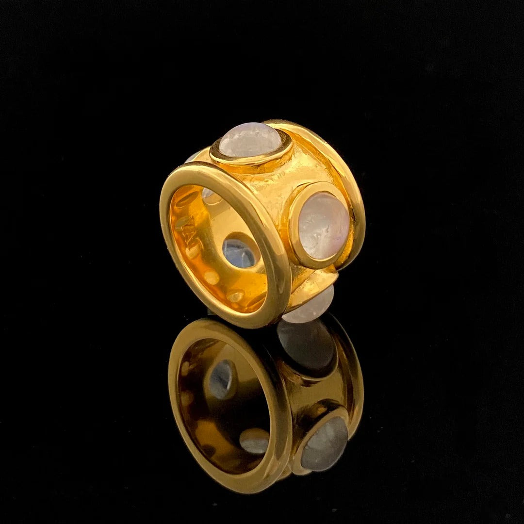 Tay Aquamarine Set Guinevere Ring
