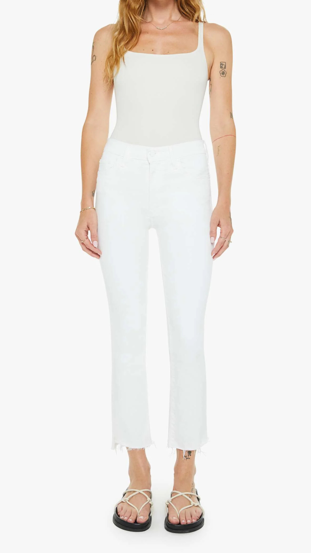 Insider Crop Step Fray