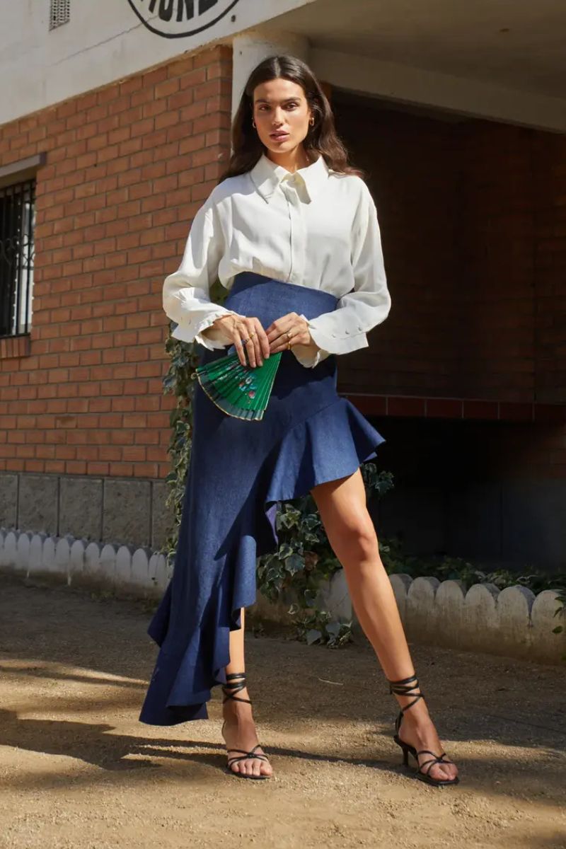 VEGA SKIRT IN NAVY