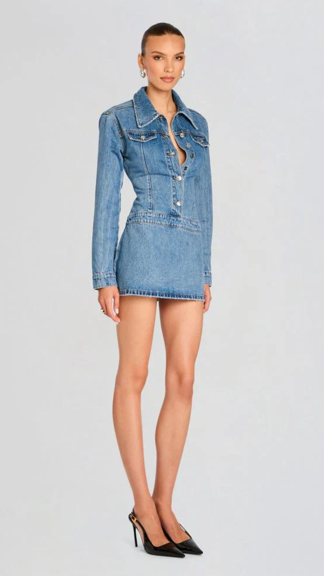 Mini Denim Dress