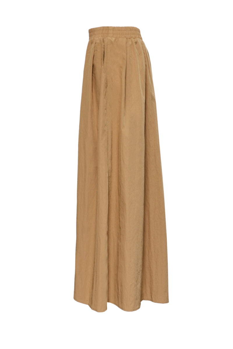 ULSA BROWN MIDI SKIRT