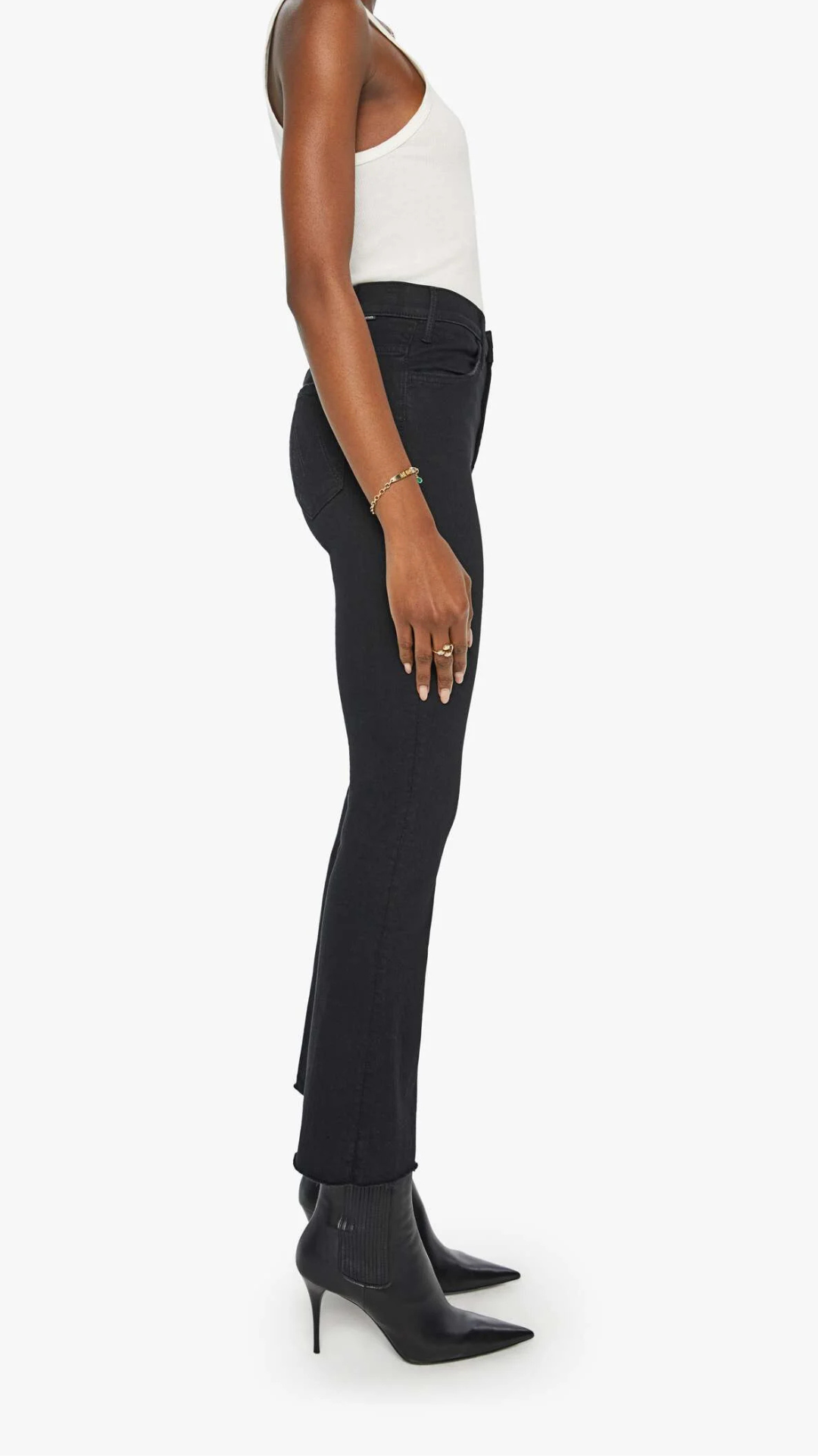 Hustler Ankle Fray Black