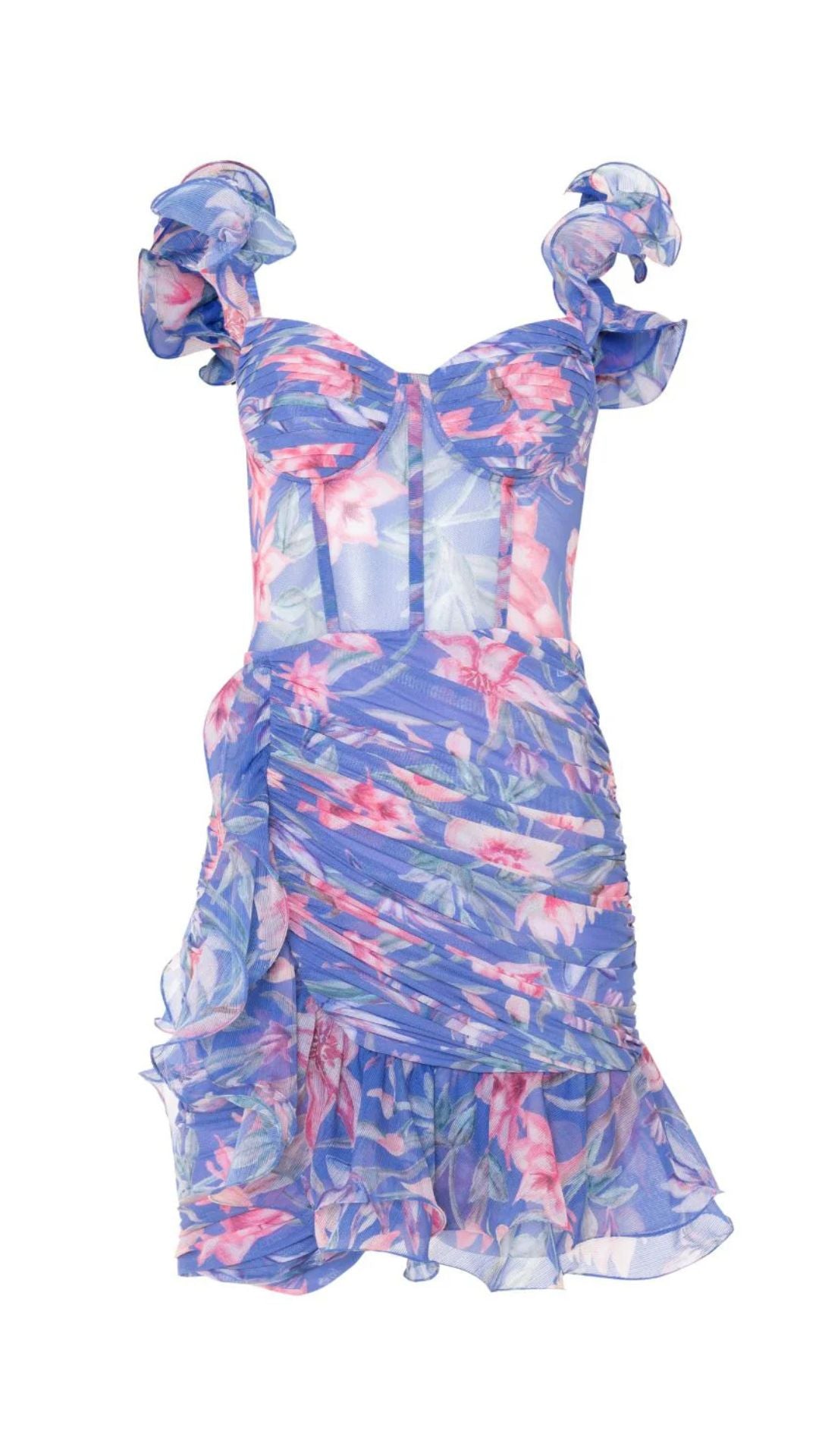 Amaryllis Flutter Dress