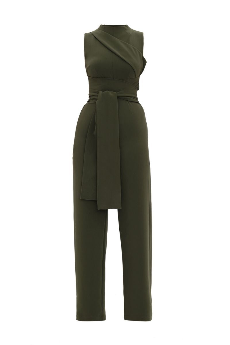 EDAR JUMPSUIT IN OLIVE