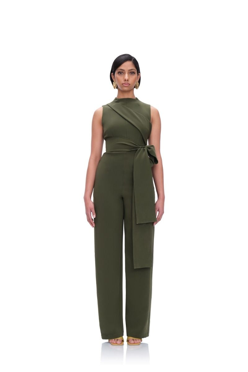 EDAR JUMPSUIT IN OLIVE