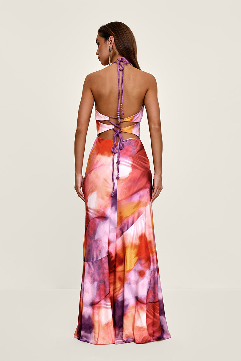TIRO FULL LENGTH DRESS IN DANDI PRINT