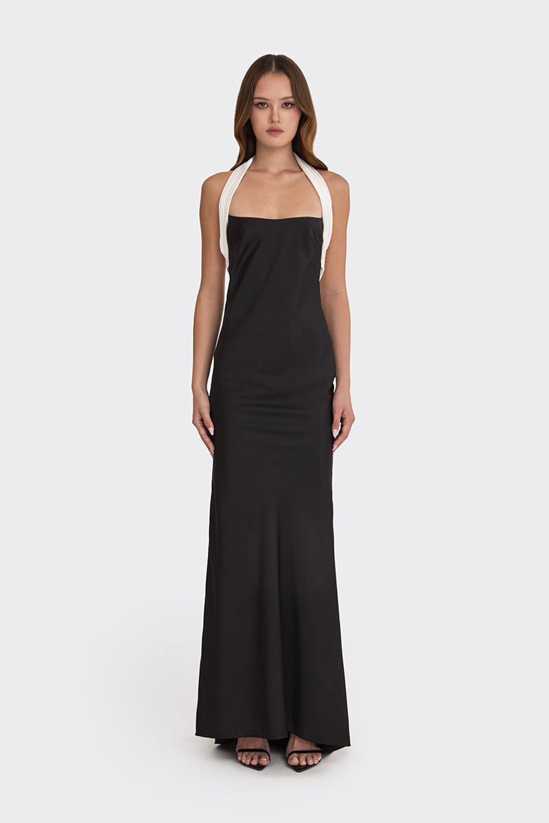 ANGELINE MAXI DRESS IN BLACK