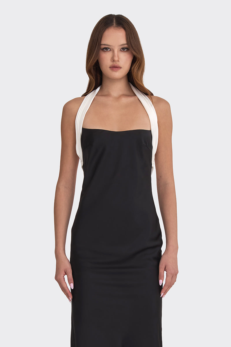 ANGELINE MAXI DRESS IN BLACK