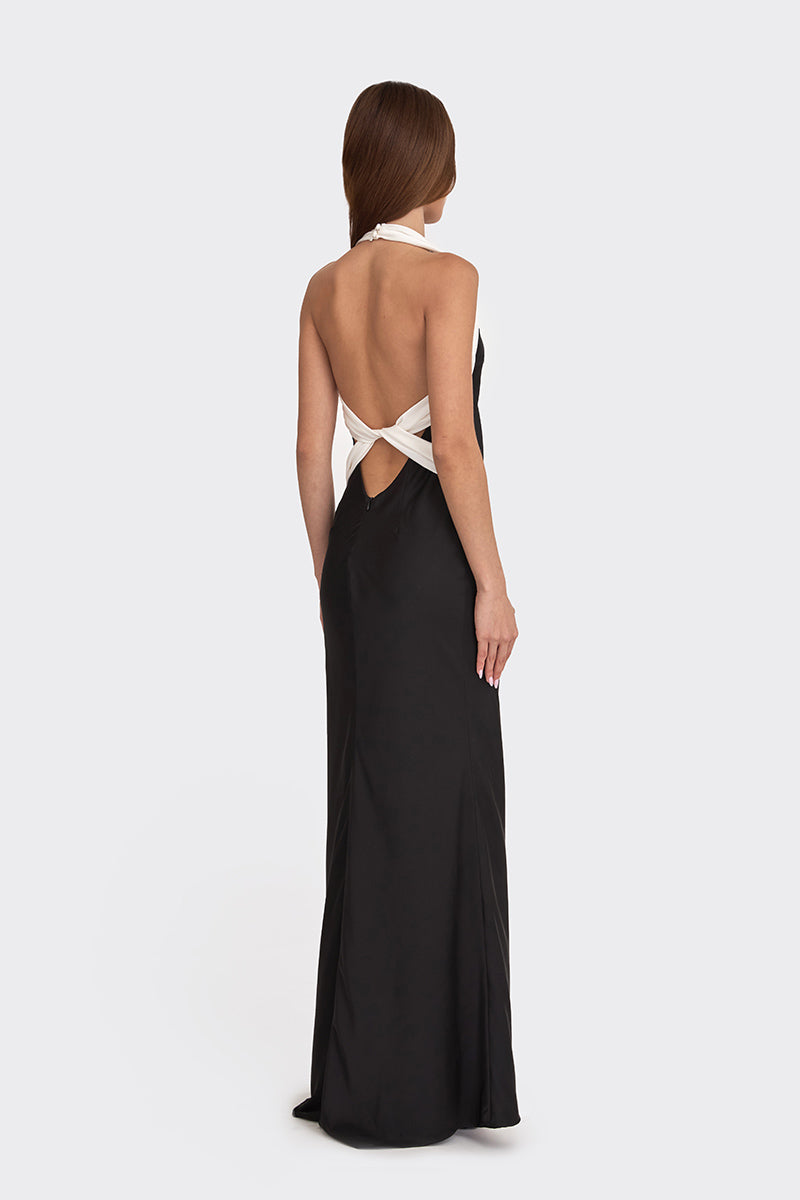 ANGELINE MAXI DRESS IN BLACK