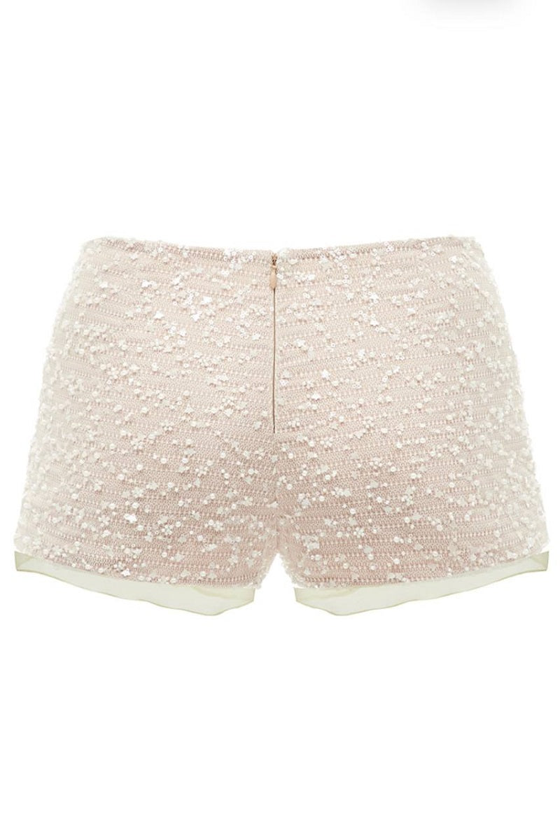 BEAD SHORTS IN MILK