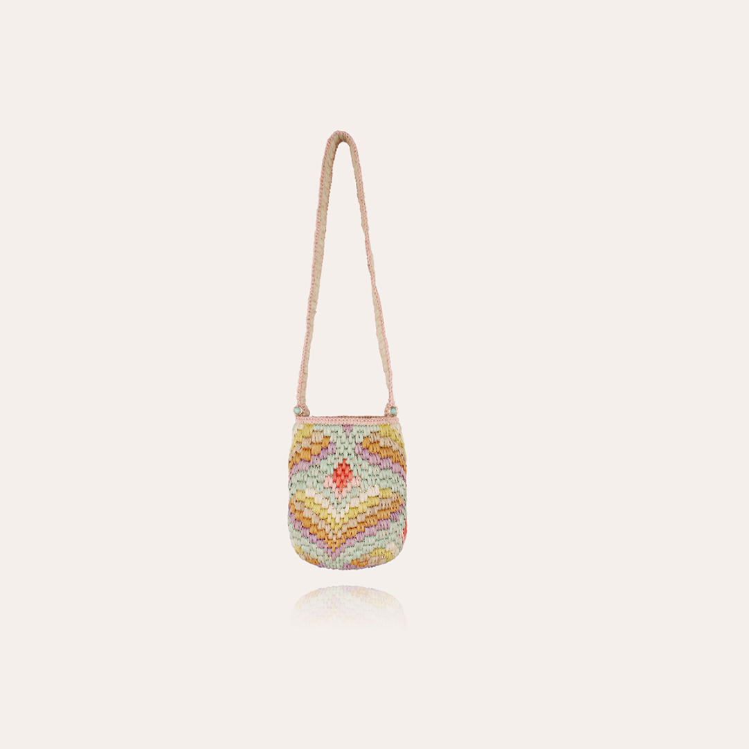 Gas Bijoux Bucket Bag Mini Raffia