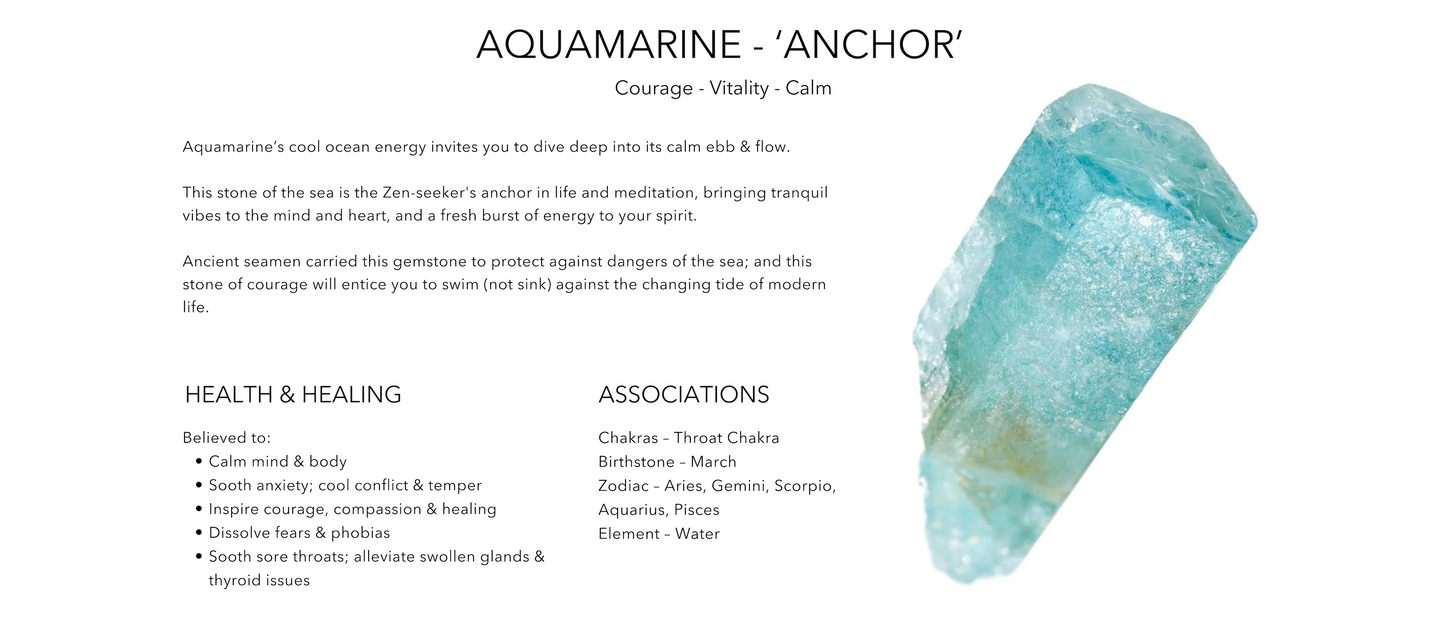 Aquamarine Stackable Ring