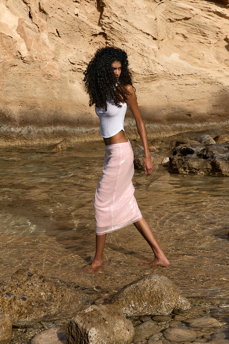 THE SUNRISE SKIRT IN PINK