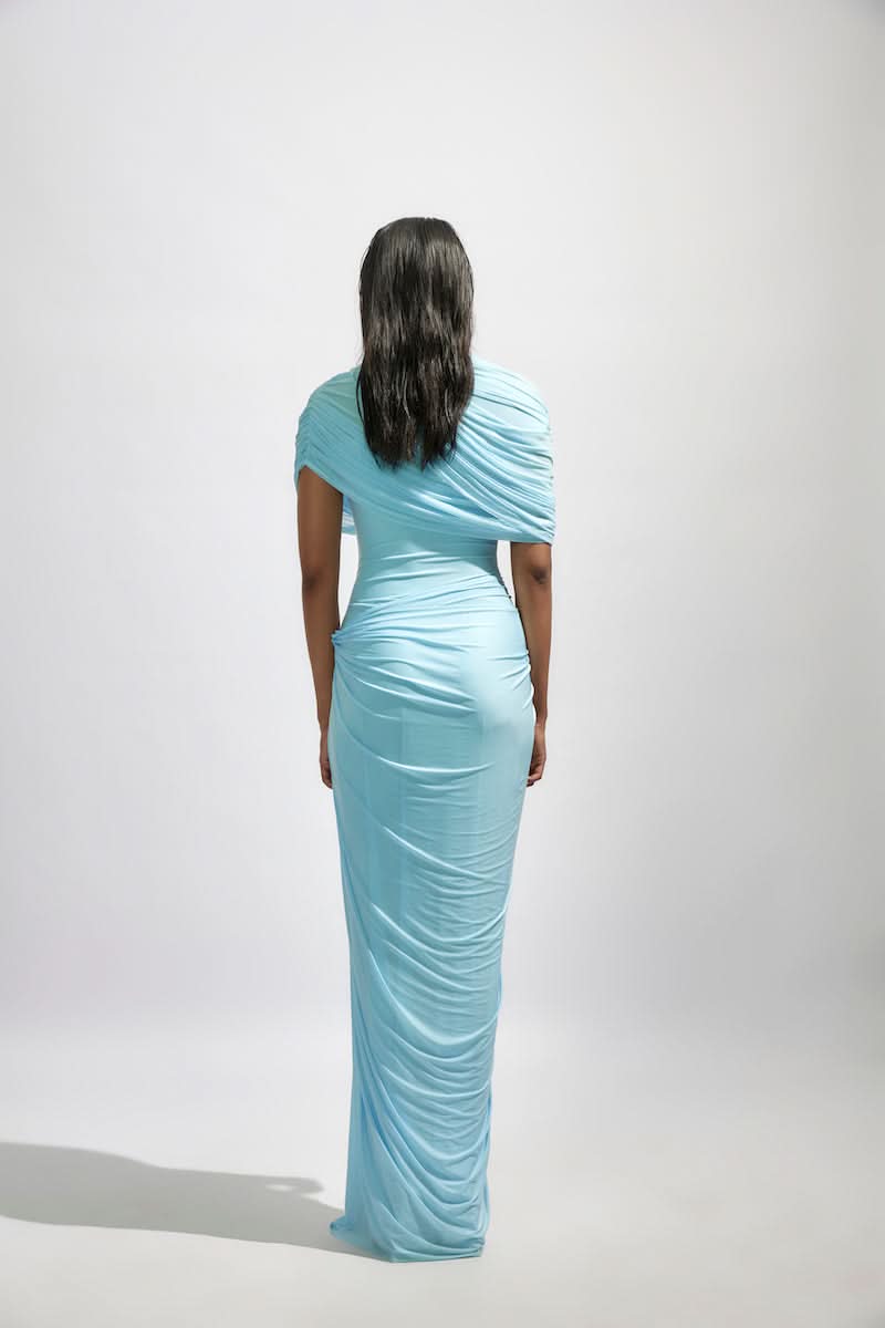 JASMINE BABY BLUE MAXI DRESS