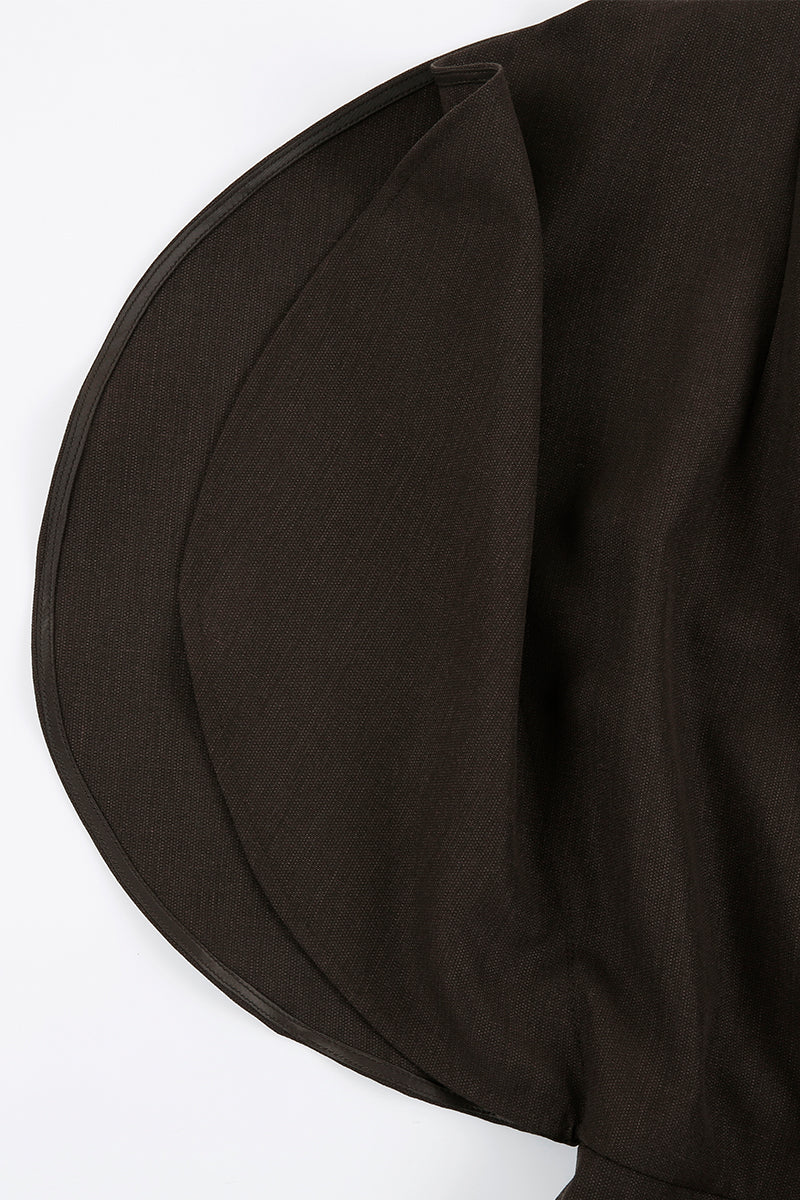 FILANTE WOOL JUMPSUIT IN BROWN