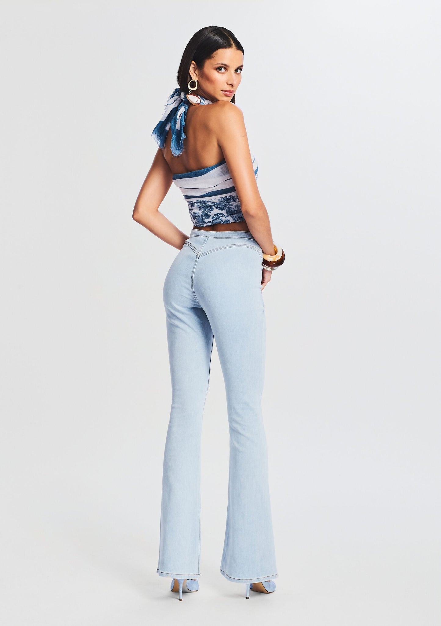 Nora Mid Rise Flare Jean