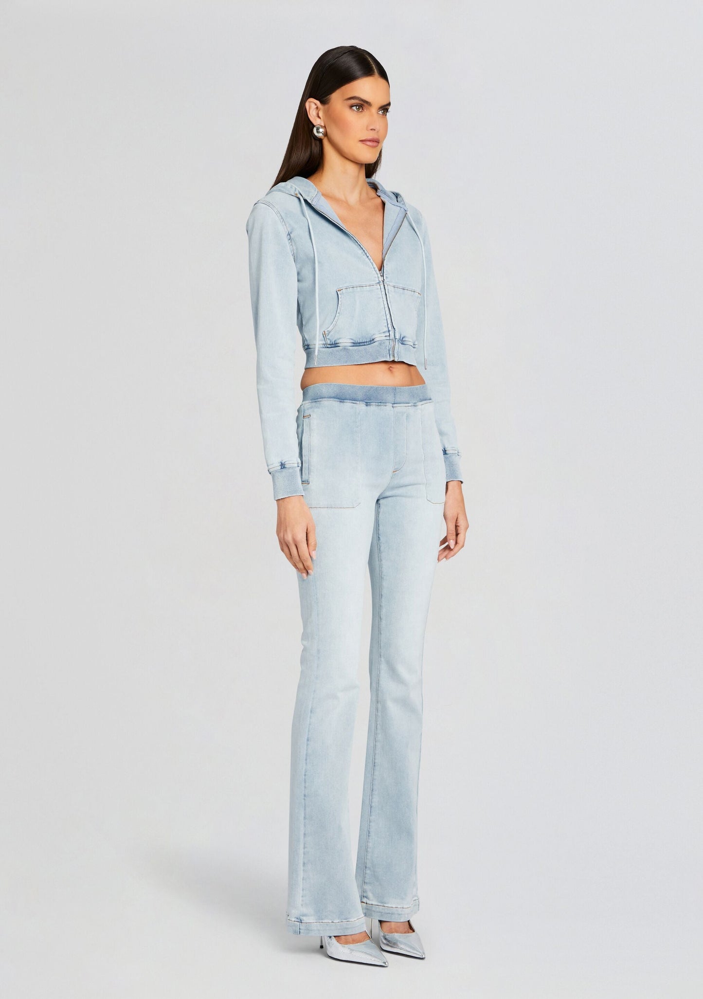Edith Terry Cropped Hoodie