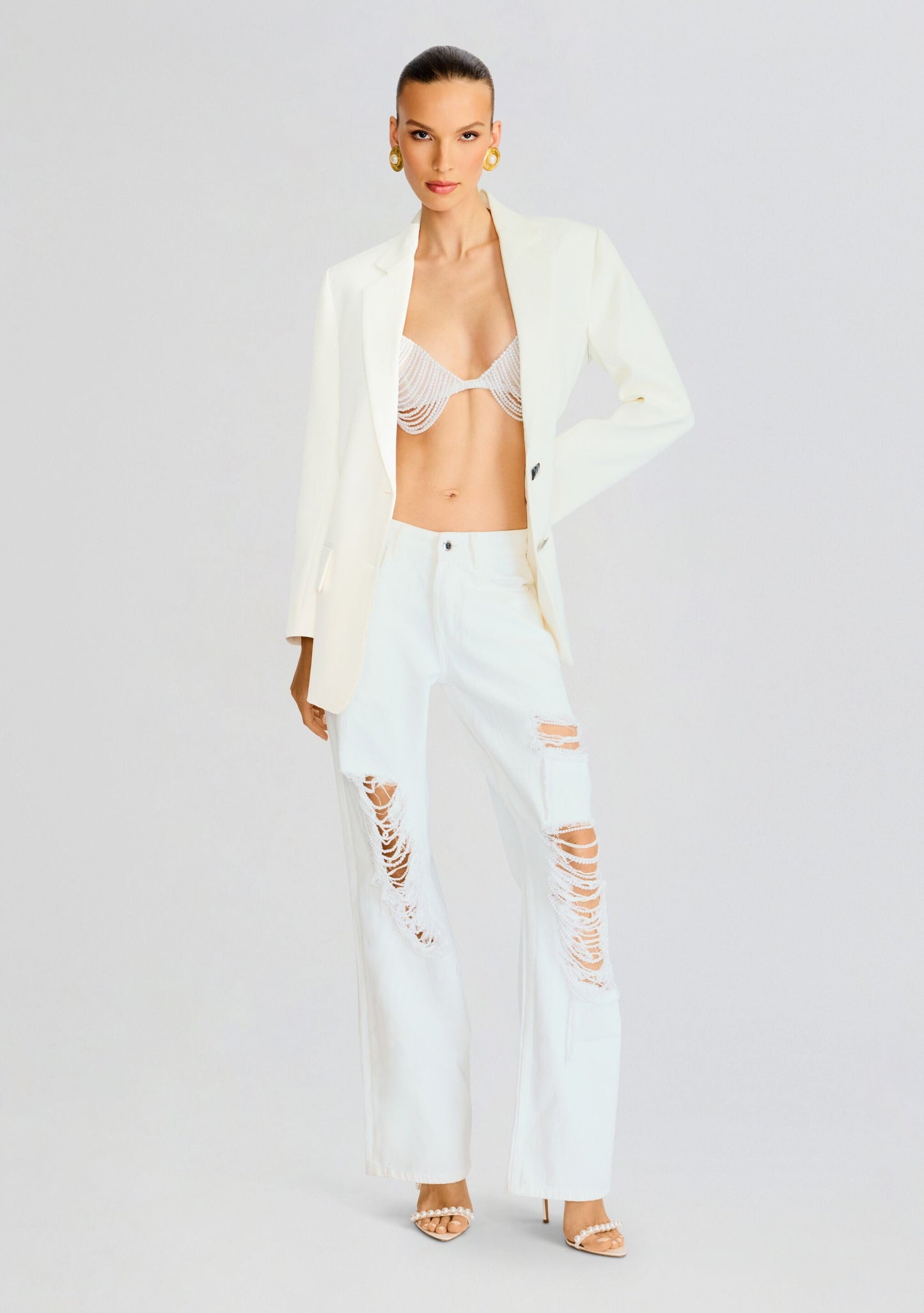 Madison Pearl Embellished Jean