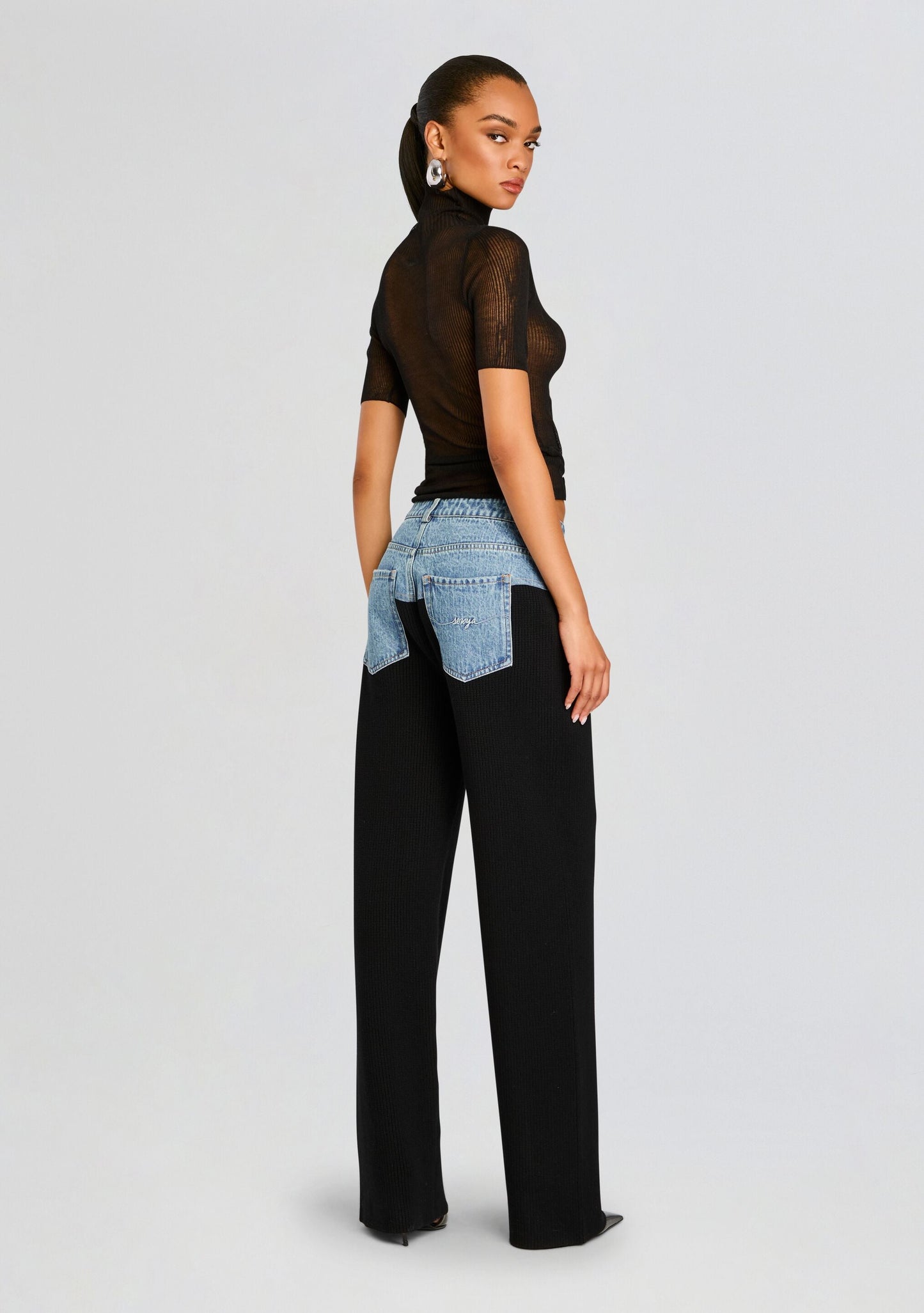 Chani Knit Denim Pant