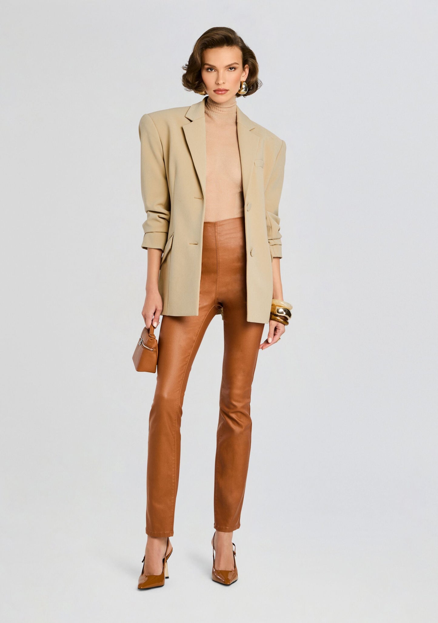 Xena Coated Denim Pant