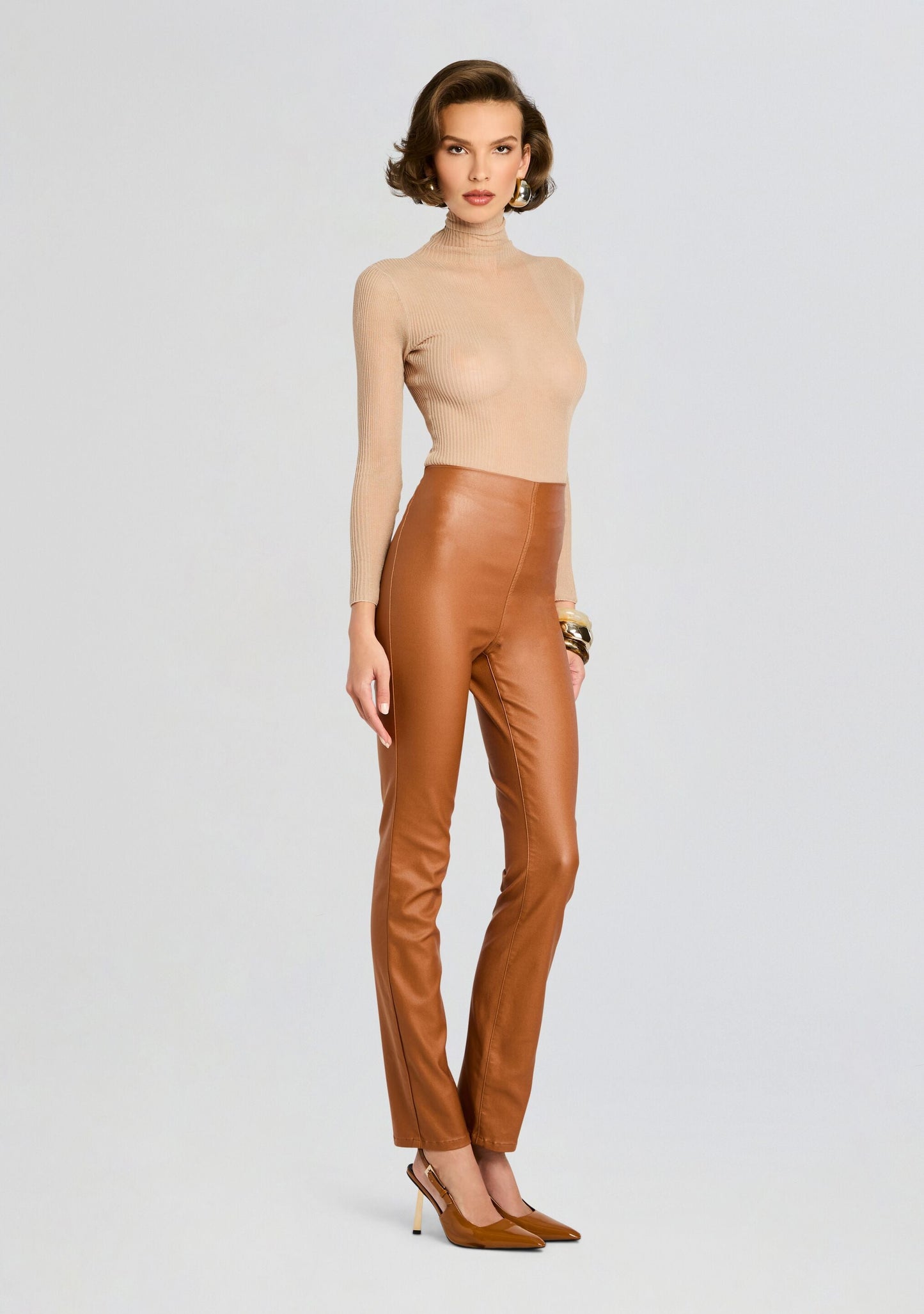 Xena Coated Denim Pant