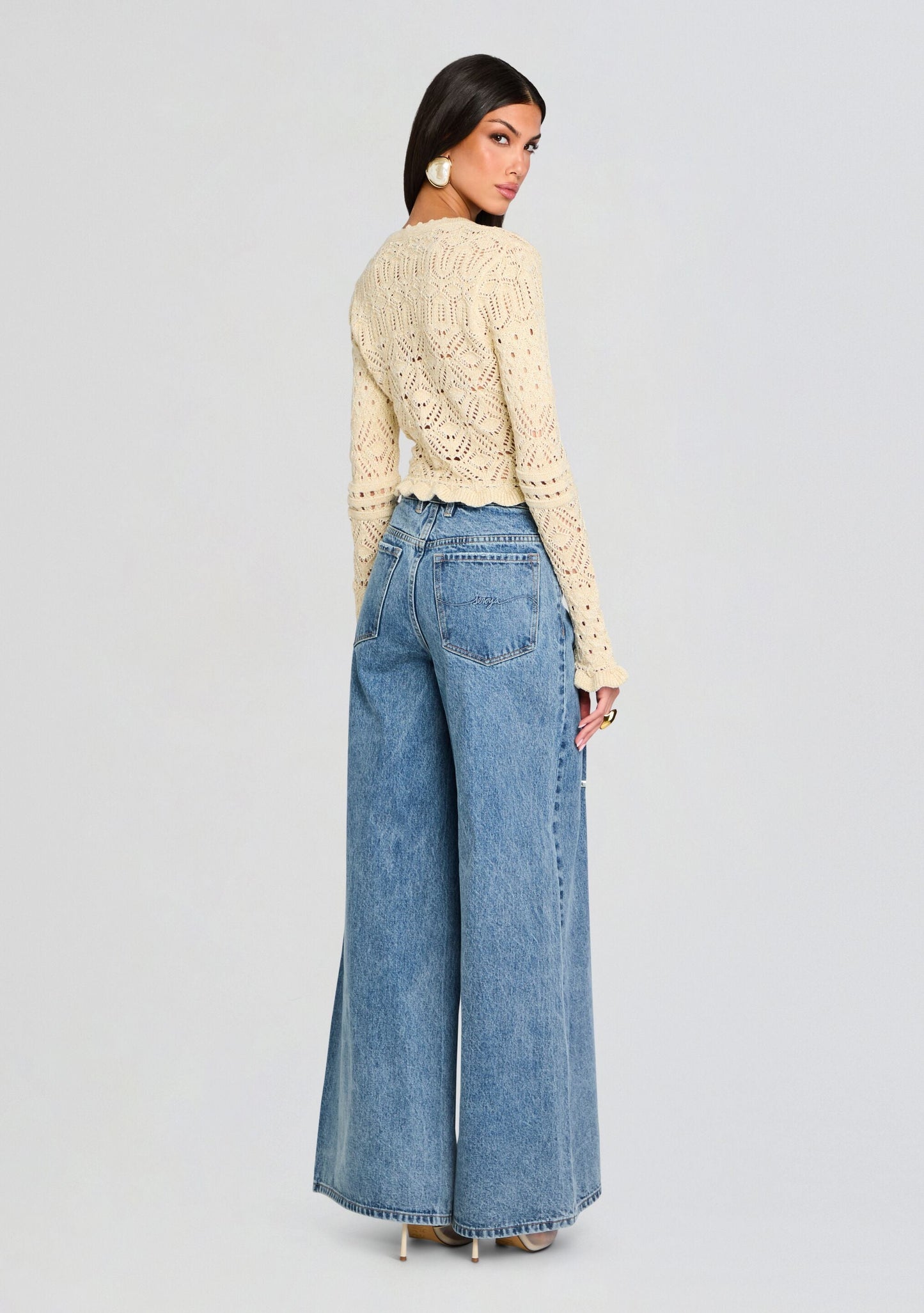 Lena Ultra Wide Leg Jean