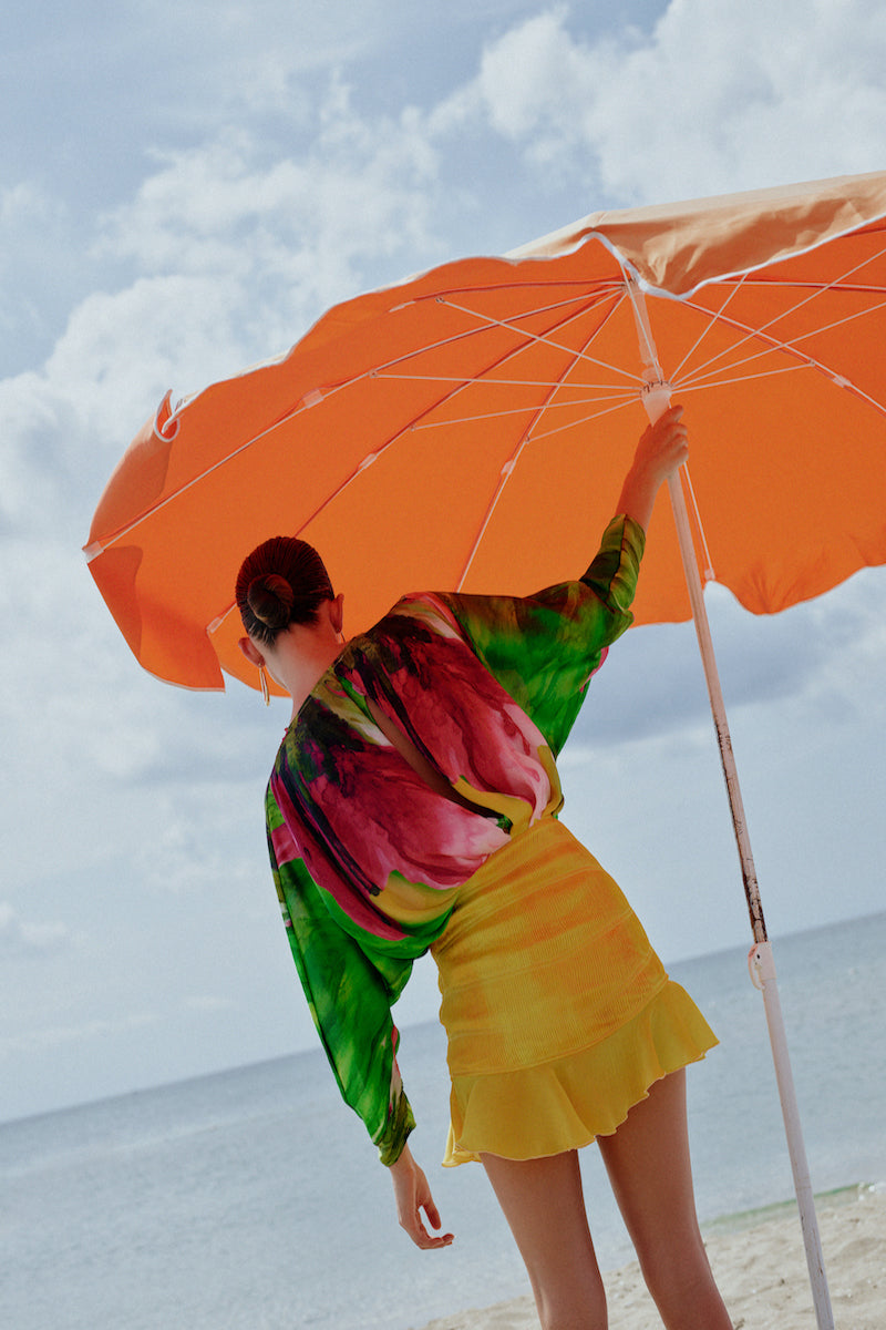 FIORELLA DRESS IN BOLD BLOSSOM PRINT