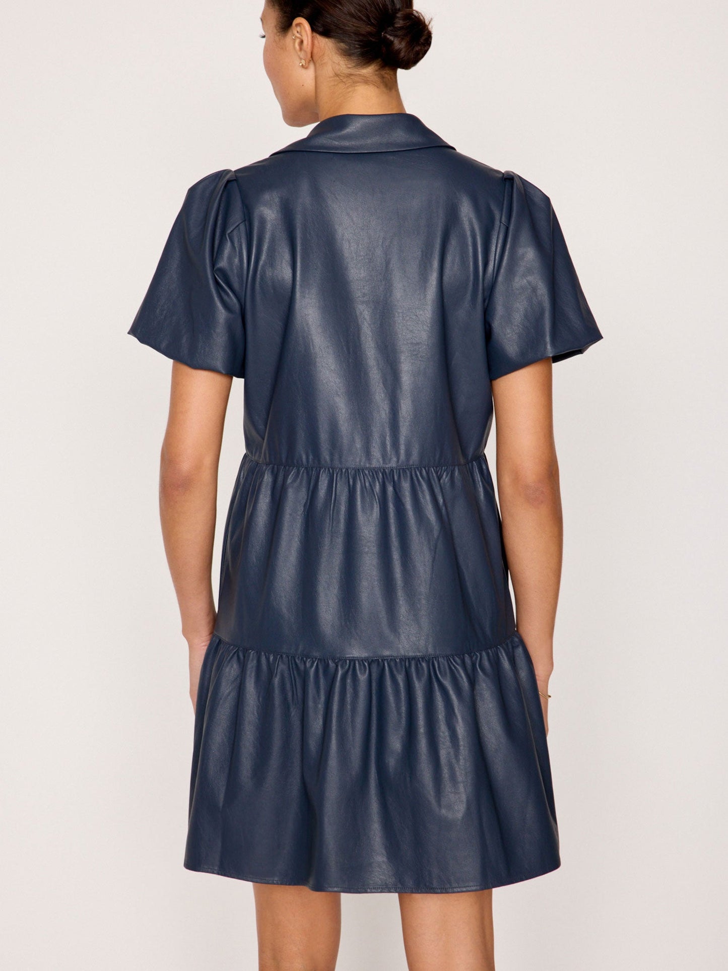 The Havana Vegan Leather Mini Dress