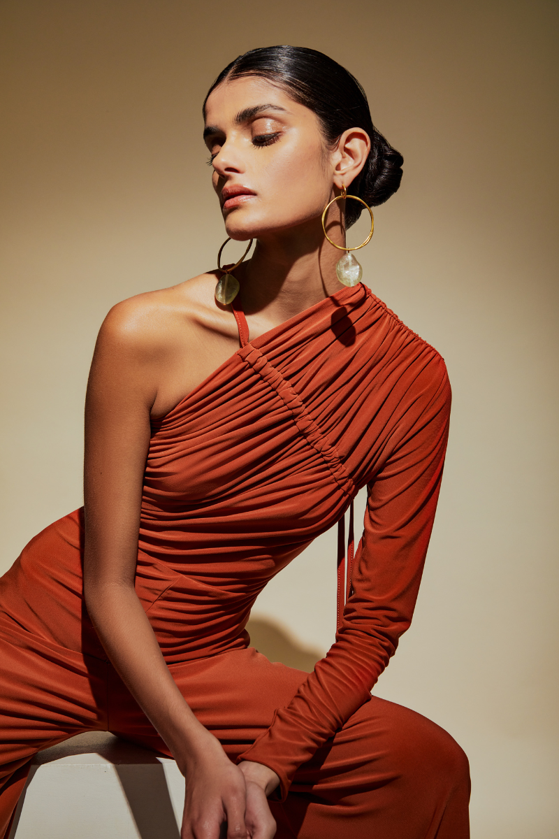 IVY JUMPSUIT IN ORANGE