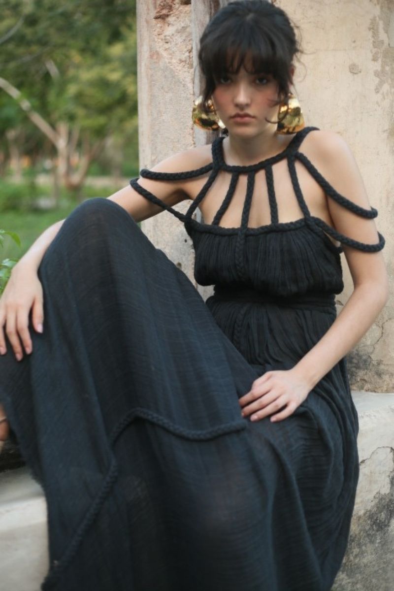 SEVERYNA DRESS IN MIDNIGHT
