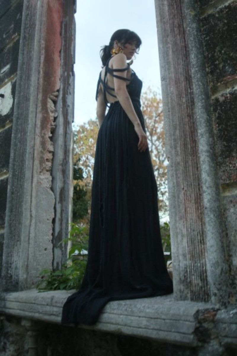 SEVERYNA DRESS IN MIDNIGHT