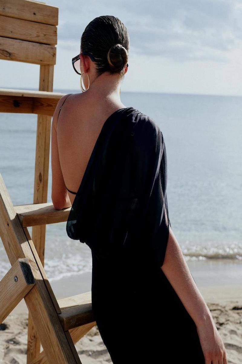 LIZA MAXI DRESS IN BLACK