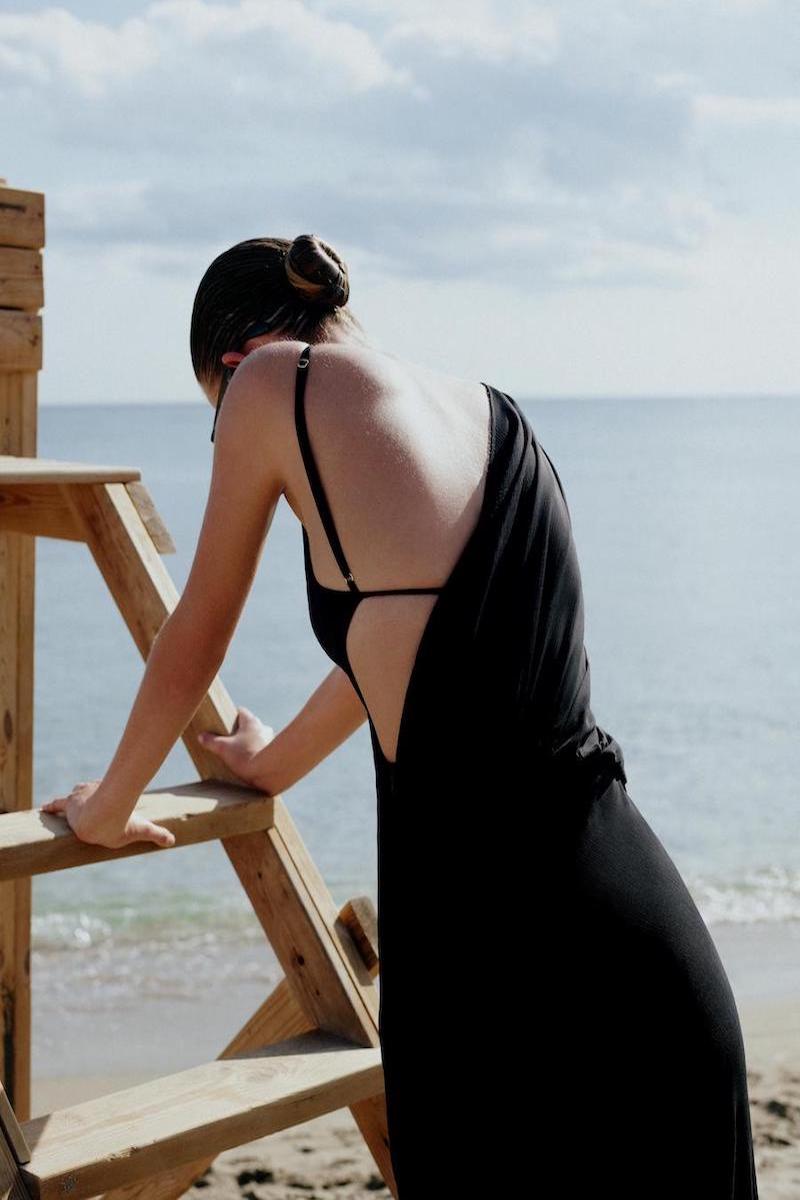 LIZA MAXI DRESS IN BLACK