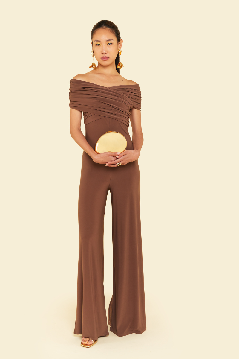 MUSCARI JUMPSUIT IN BROWN