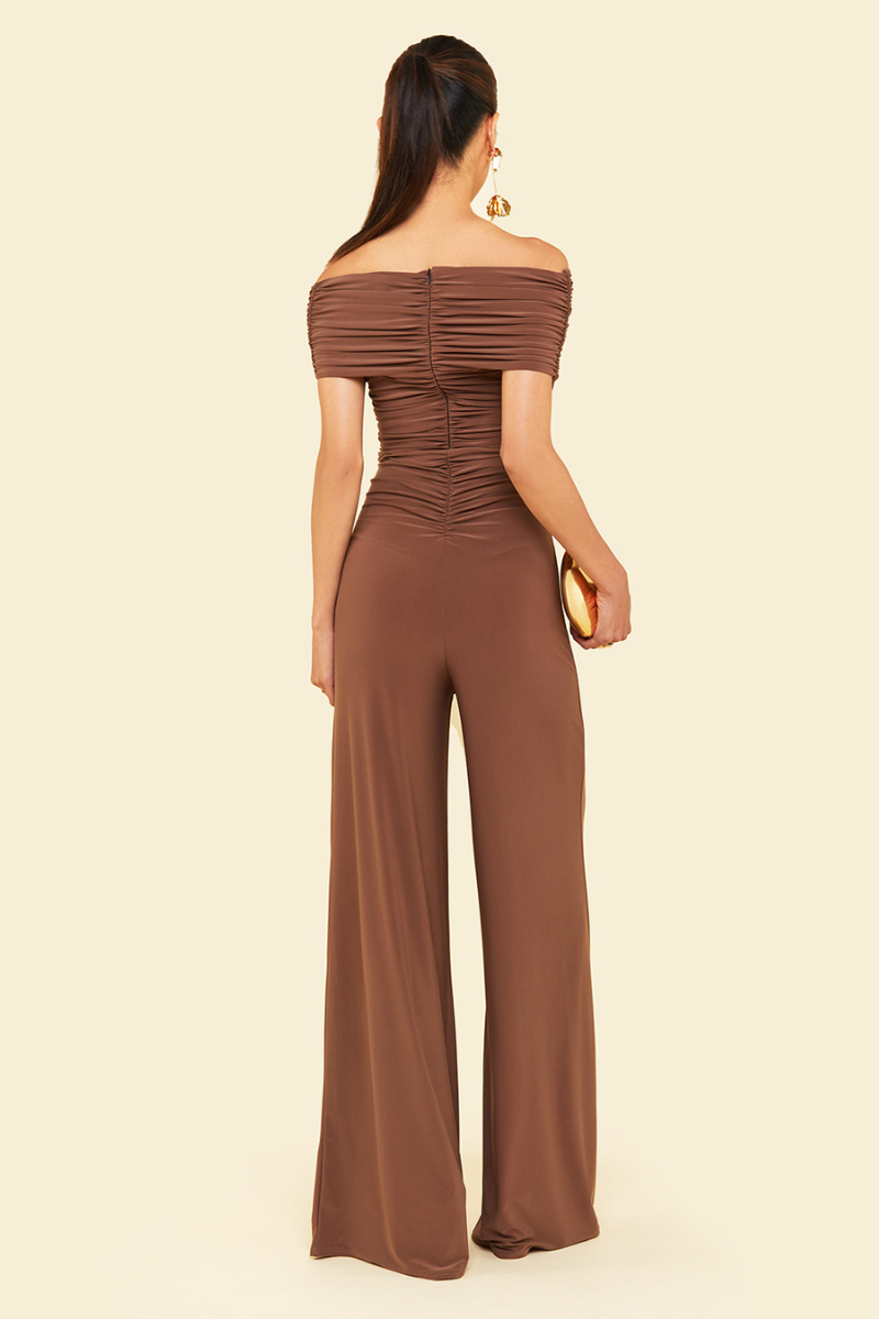 MUSCARI JUMPSUIT IN BROWN