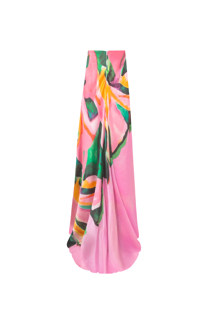 PEONY DRESS IN TAFFY PINK