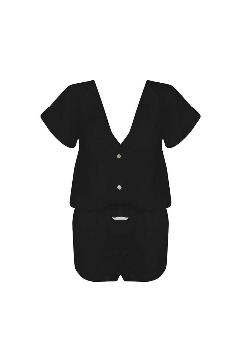 SANTA MONICA JUMPSUIT IN DC BLACK