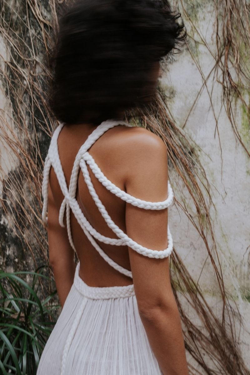 SEVERYNA DRESS IN NUDE