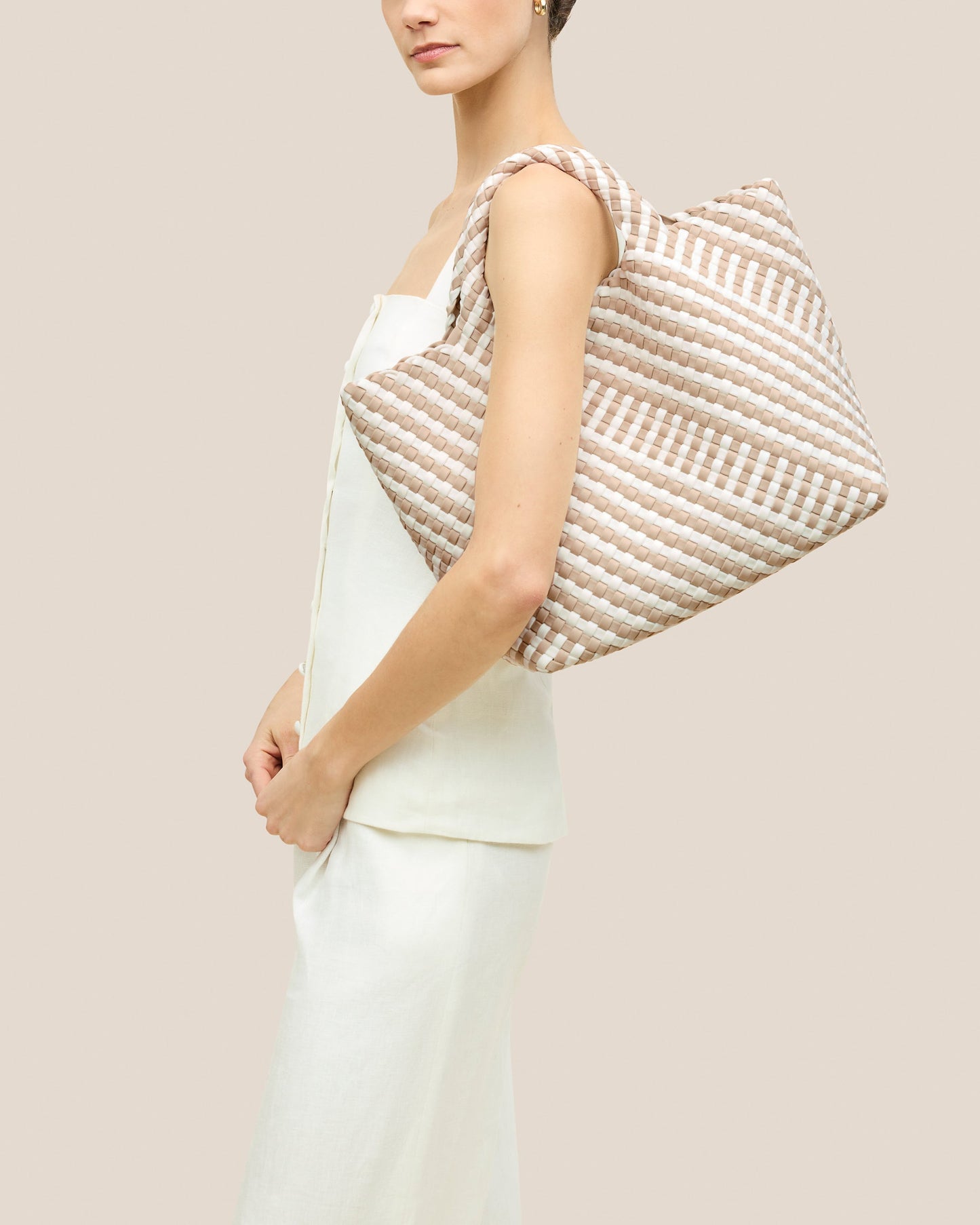 St. Barths Medium Tote Graphic Stripe Mykonos
