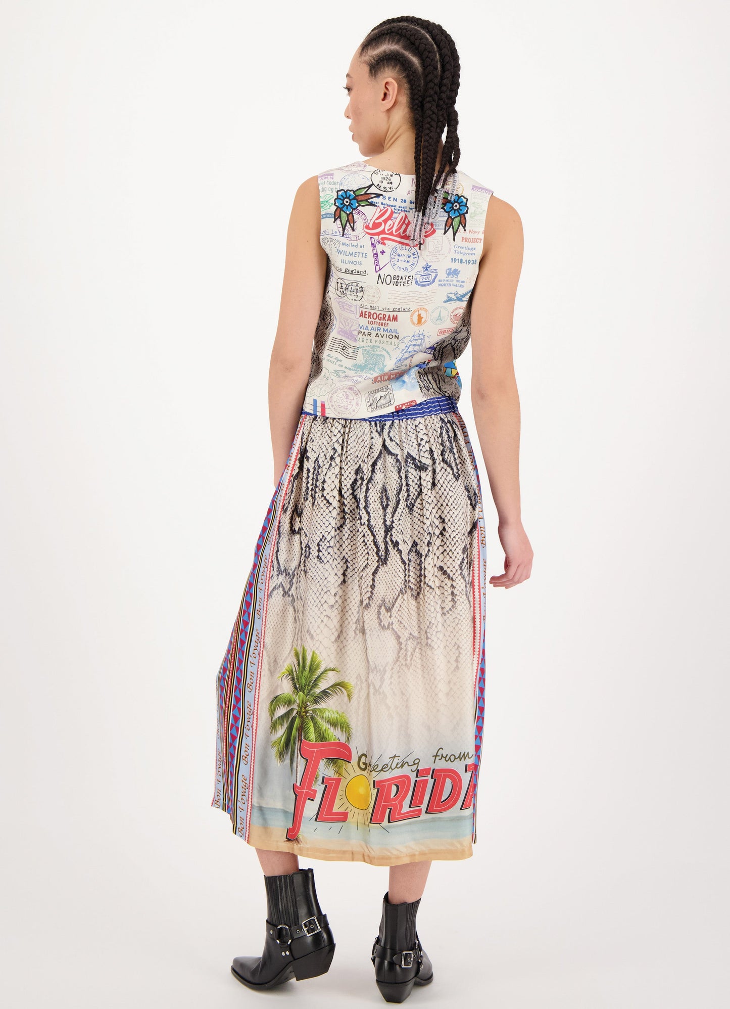 Vanessa Snake Skirt