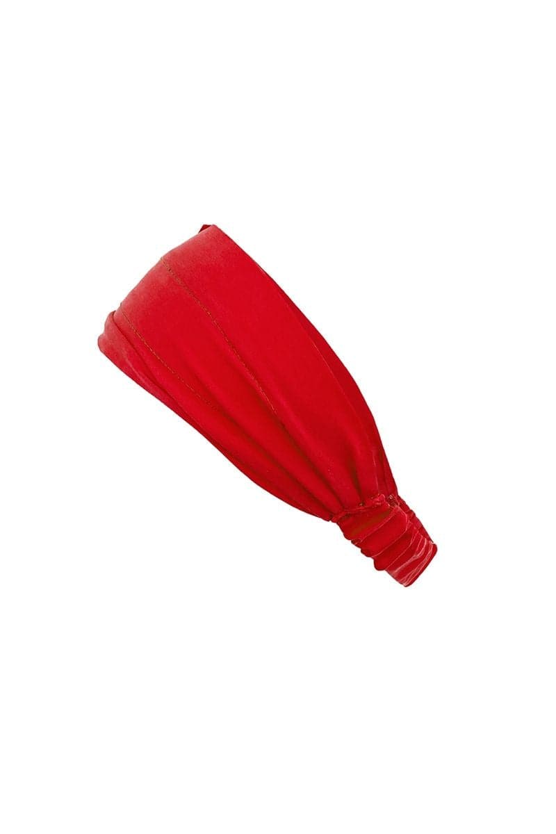 CLAUDINE NERO ROSE AND CRIMSON SILK HEADWRAP SET