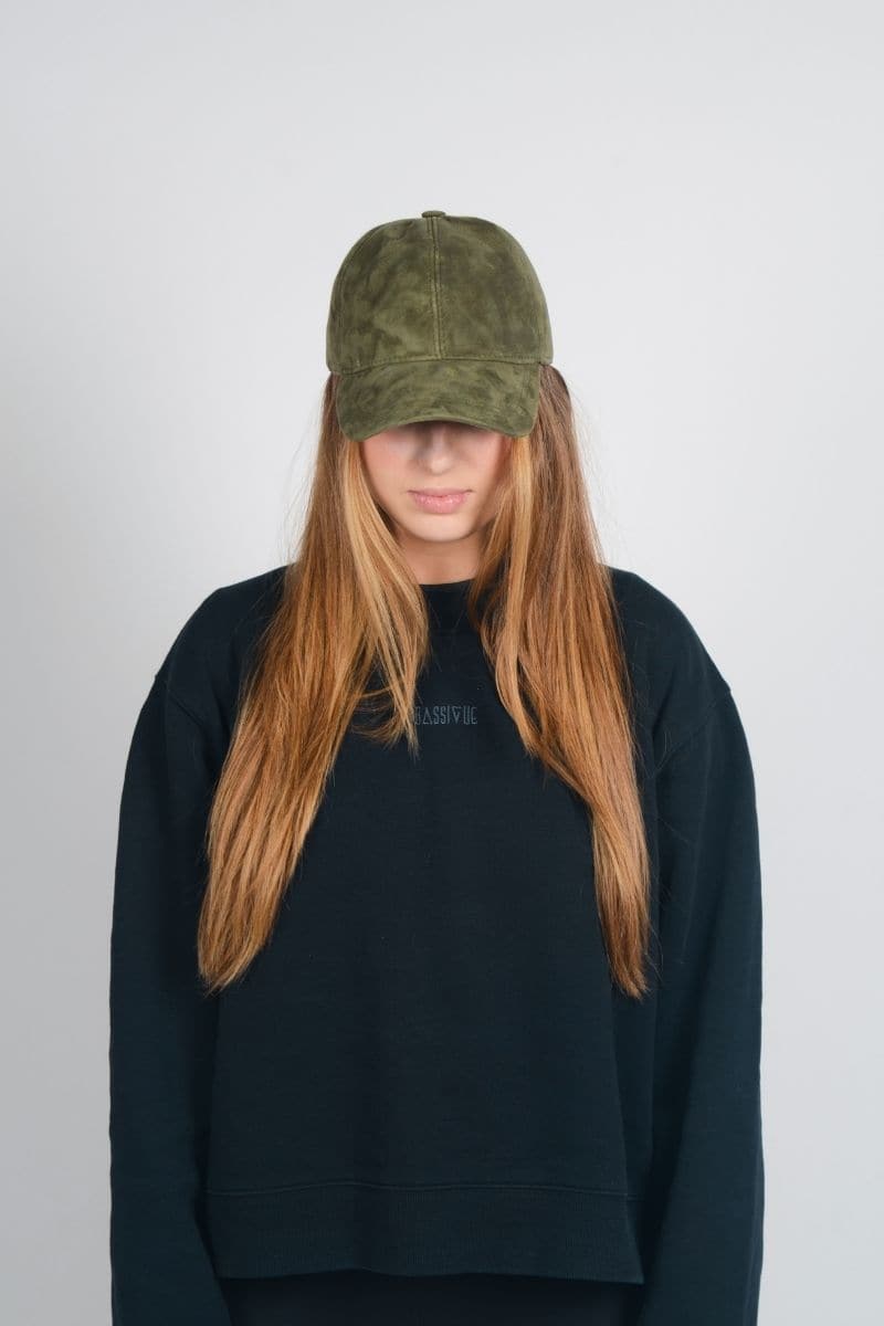 RESPECT PERSONAL SPACE BROWN UPCYCLED HAT