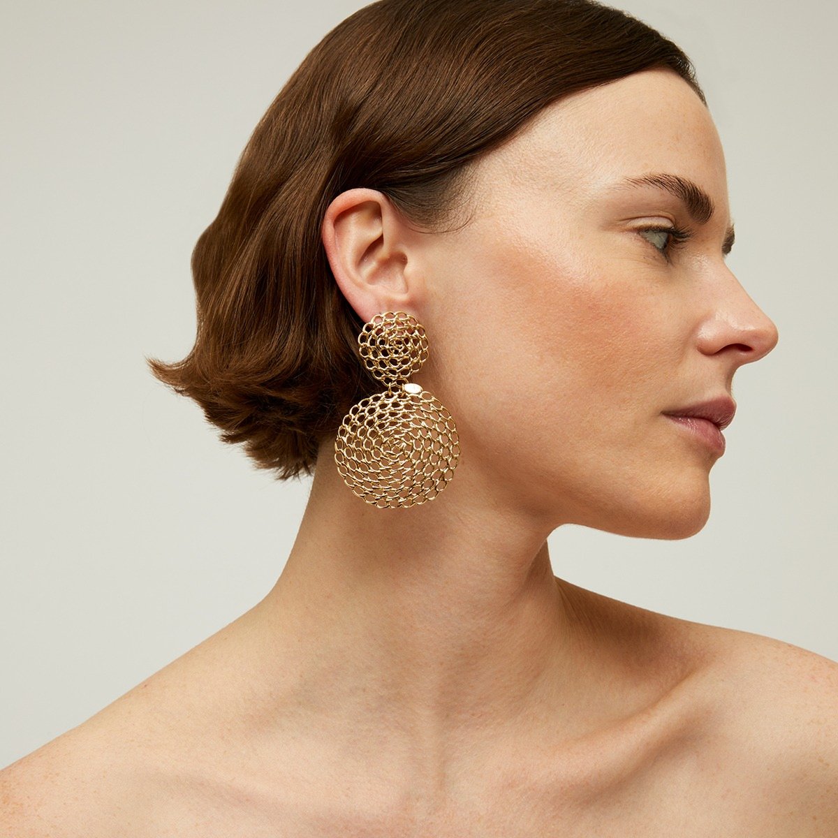 Gas Bijoux Onde Gourmette Earrings