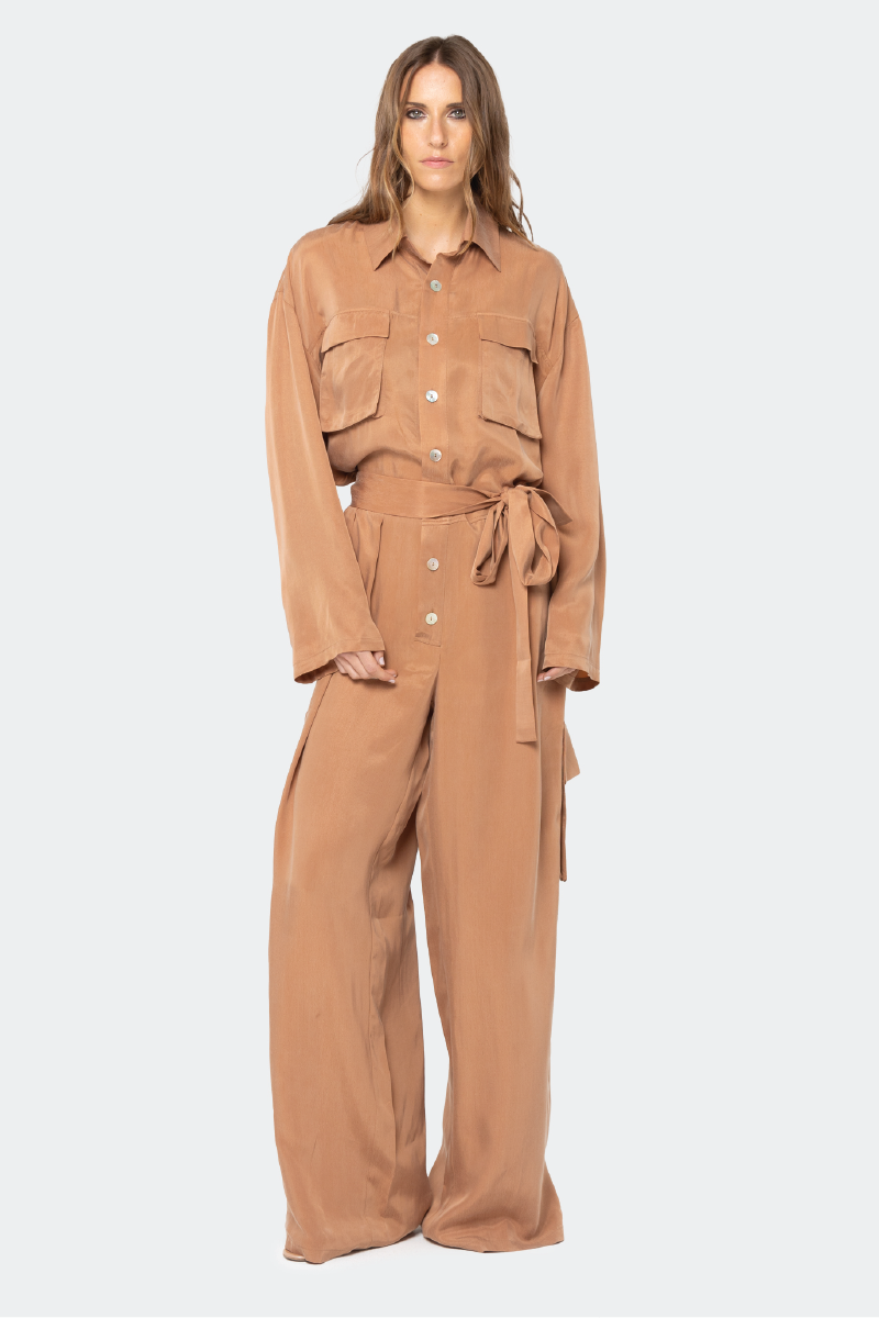SERENGETI MOCHA JUMPSUIT
