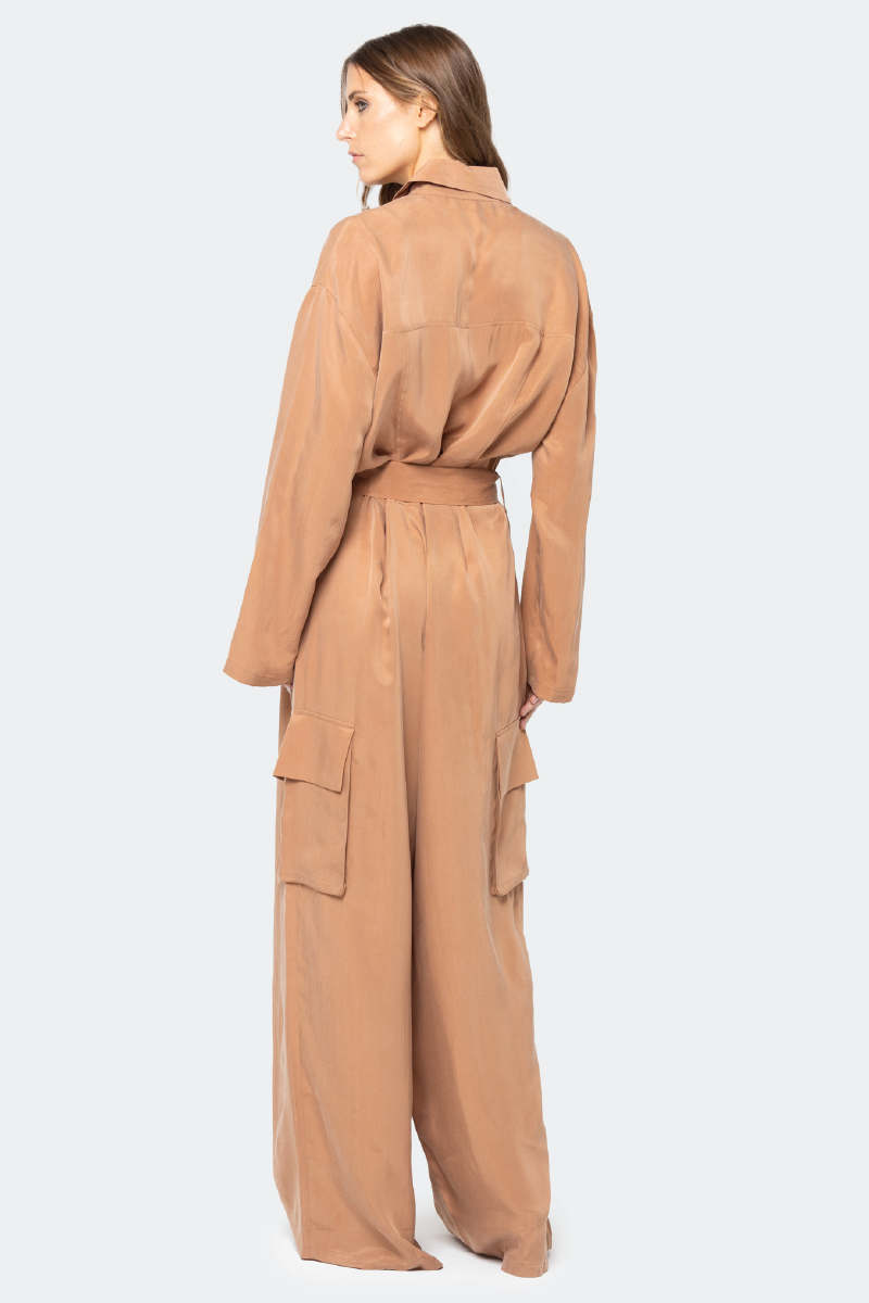 SERENGETI MOCHA JUMPSUIT