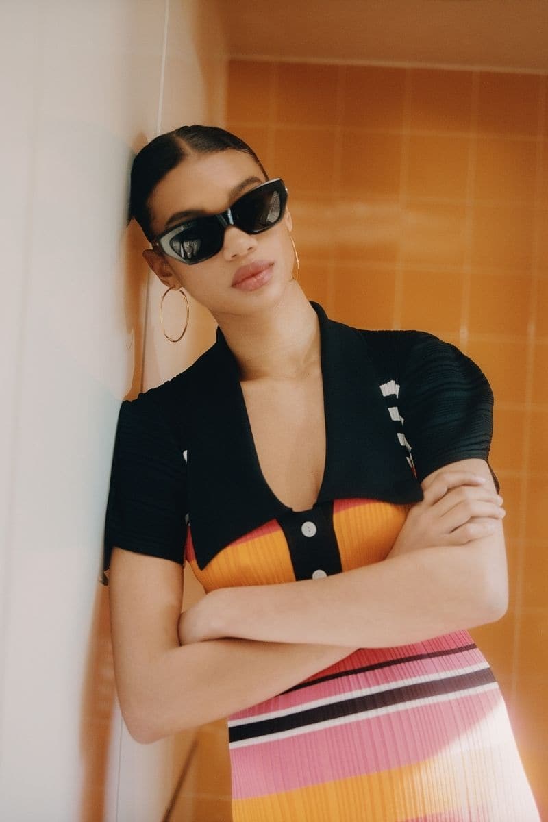 BLACK CONCEPT 3 CATEYE SUNGLASSES